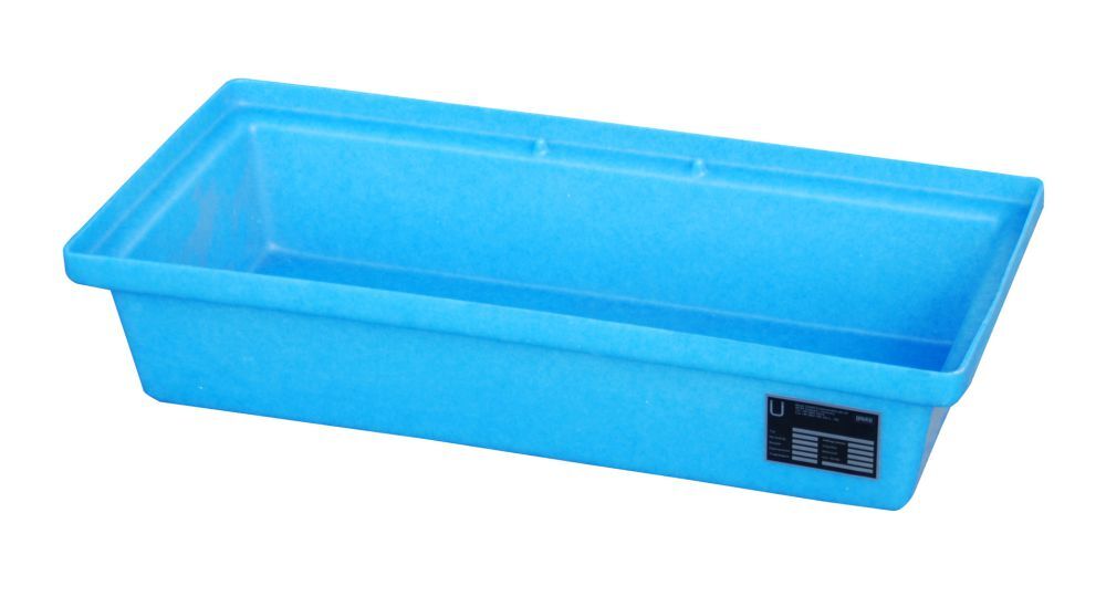 Bauer GREEN LINE PE Auffangwanne für Paletten KWP P 30 aus robustem Polyethylen Blau Produktbild Bauer GREEN LINE PE Auffangwanne für Paletten KWP P 30 aus robustem Polyethylen Blau
