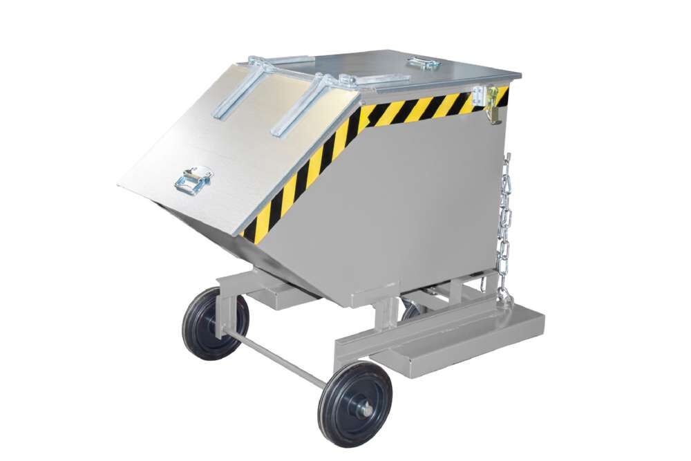 Bauer Kastenwagen KW-ET 250 lackiert mit manueller Kippfunktion mausgrau Produktbild Bauer Kastenwagen KW-ET 250 lackiert mit manueller Kippfunktion mausgrau bild 3