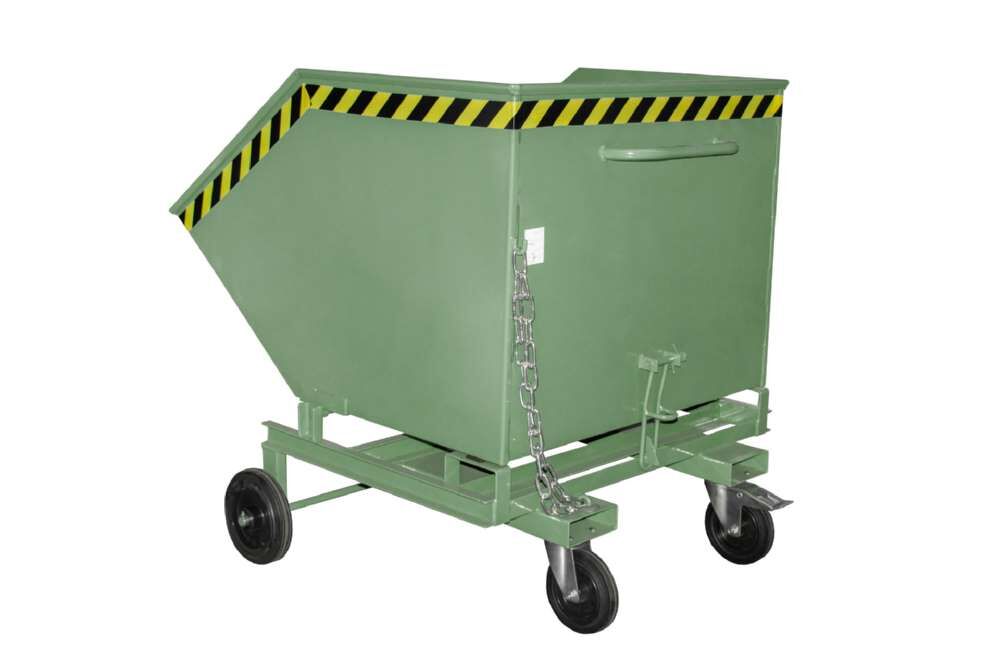 Bauer Kastenwagen KW-ET 1000 lackiert resedagrün 1340 x 1330 x 1290 mm Produktbild Bauer Kastenwagen KW-ET 1000 lackiert resedagrün 1340 x 1330 x 1290 mm