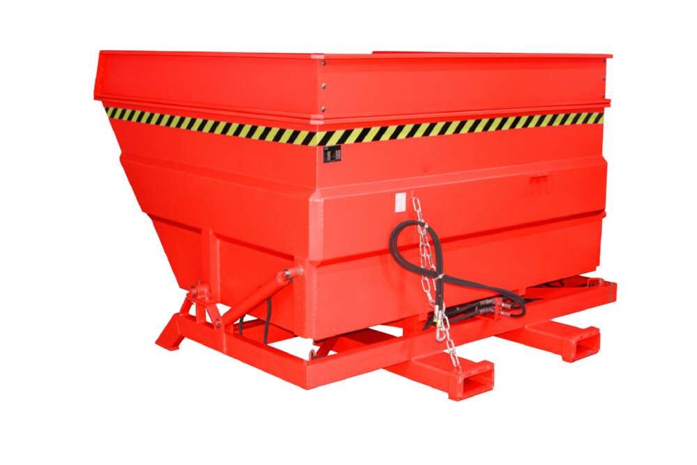 Bauer Kippbehälter BKC-H 400 lackiert in der Farbe Feuerrot Produktbild Bauer Kippbehälter BKC-H 400 lackiert in der Farbe Feuerrot