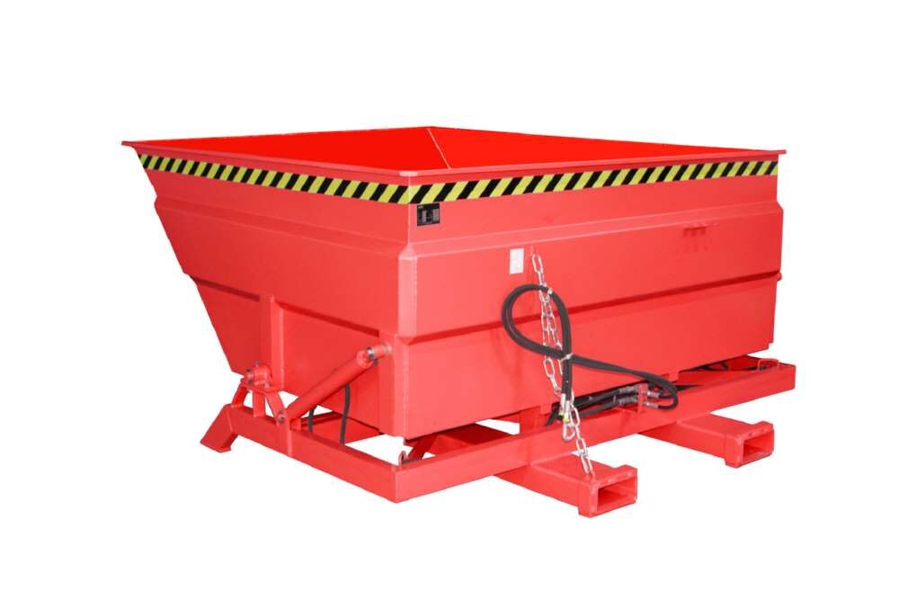 Bauer Kippbehälter BKC-H 200 lackiert in der Farbe Feuerrot Produktbild Bauer Kippbehälter BKC-H 200 lackiert in der Farbe Feuerrot