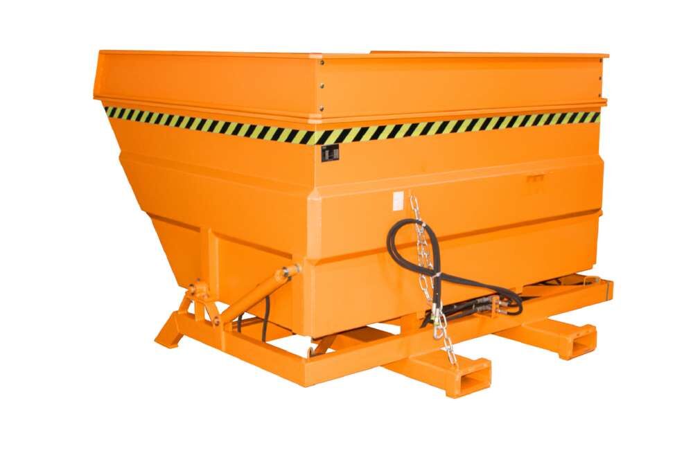 Bauer Kippbehälter BKC-H 400 lackiert in der Farbe Gelborange Produktbild Bauer Kippbehälter BKC-H 400 lackiert in der Farbe Gelborange