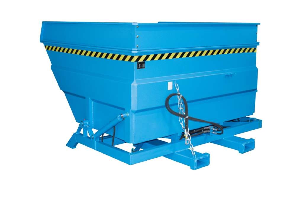 Bauer Kippbehälter BKC-H 400 lackiert in der Farbe Lichtblau Produktbild Bauer Kippbehälter BKC-H 400 lackiert in der Farbe Lichtblau