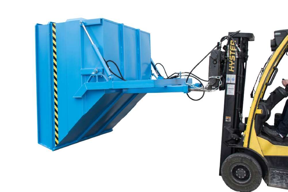 Bauer Kippbehälter BKC-H 400 lackiert in der Farbe Lichtblau Produktbild Bauer Kippbehälter BKC-H 400 lackiert in der Farbe Lichtblau bild 2