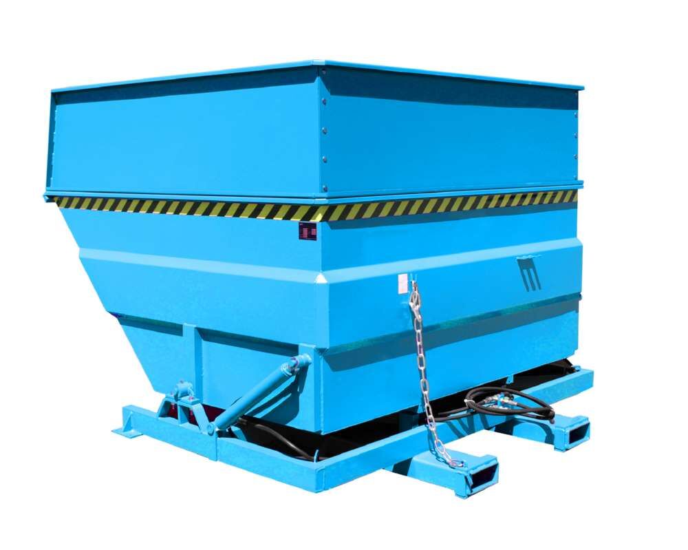 Bauer Kippbehälter BKC-H 500 lackiert in der Farbe Lichtblau Produktbild Bauer Kippbehälter BKC-H 500 lackiert in der Farbe Lichtblau
