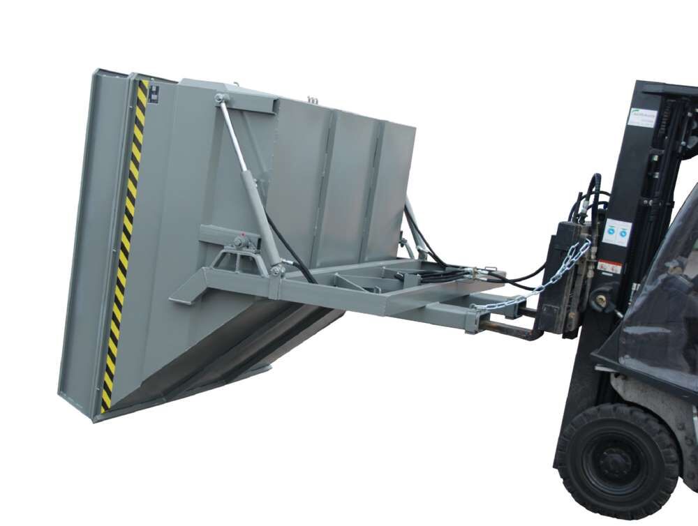 Bauer Kippbehälter BKC-H 400 lackiert in der Farbe Mausgrau Produktbild Bauer Kippbehälter BKC-H 400 lackiert in der Farbe Mausgrau bild 2