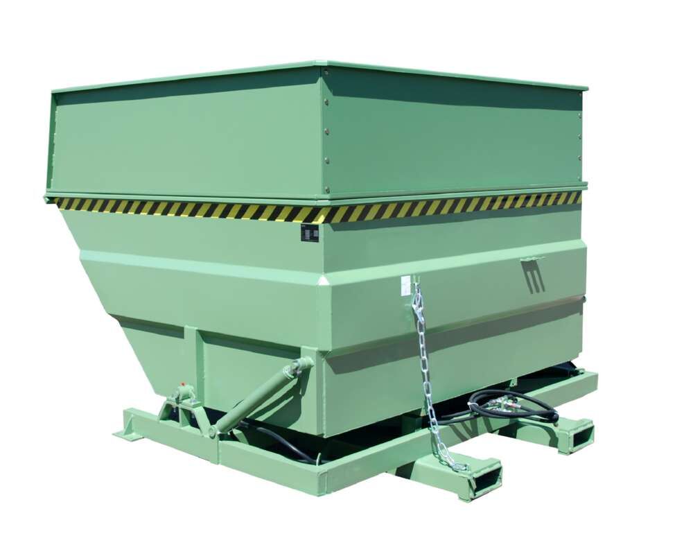 Bauer Kippbehälter BKC-H 500 lackiert in der Farbe Resedagrün Produktbild Bauer Kippbehälter BKC-H 500 lackiert in der Farbe Resedagrün