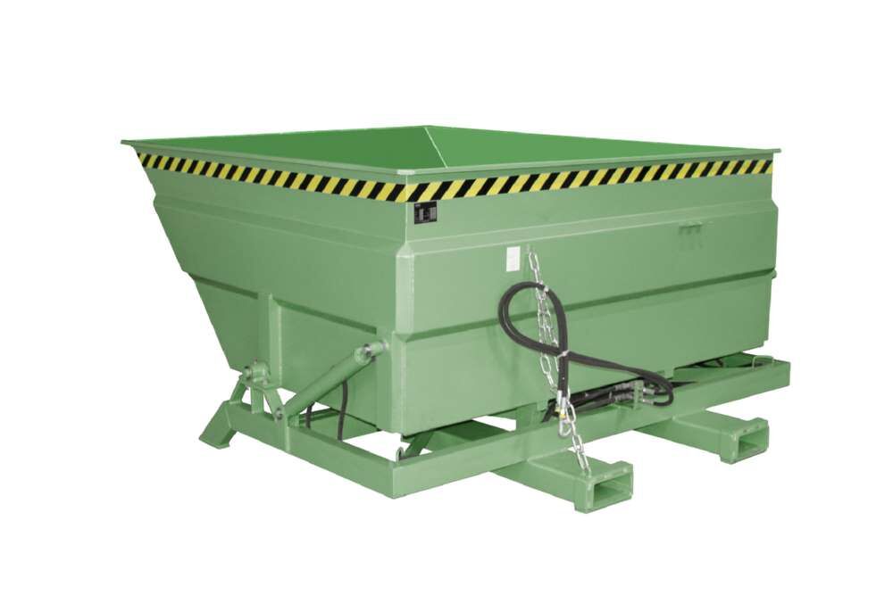 Bauer Kippbehälter BKC-H 200 lackiert in der Farbe Resedagrün Produktbild Bauer Kippbehälter BKC-H 200 lackiert in der Farbe Resedagrün