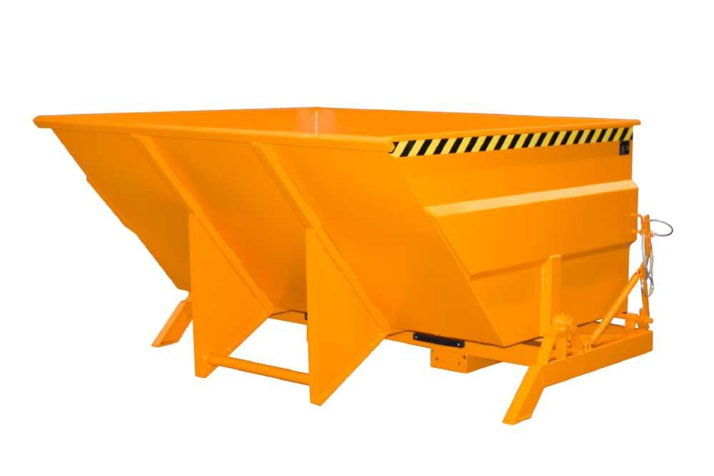 Bauer Kippbehälter BKC 300 lackiert in der Farbe Gelborange Produktbild Bauer Kippbehälter BKC 300 lackiert in der Farbe Gelborange