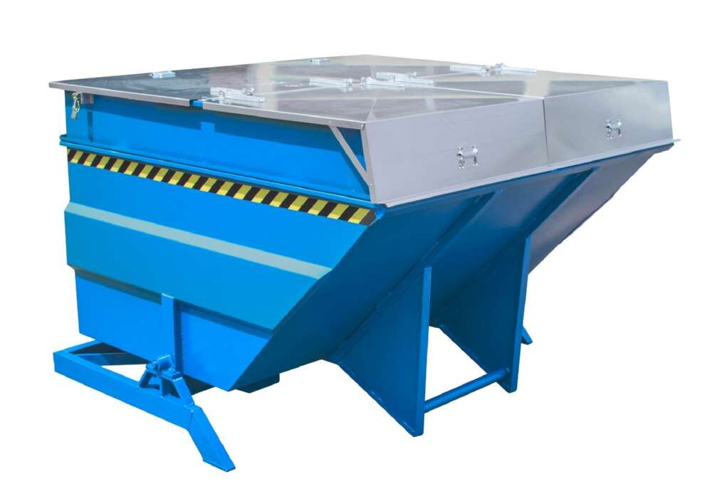 Bauer Kippbehälter BKC 400 lackiert in der Farbe Lichtblau Produktbild Bauer Kippbehälter BKC 400 lackiert in der Farbe Lichtblau bild 2