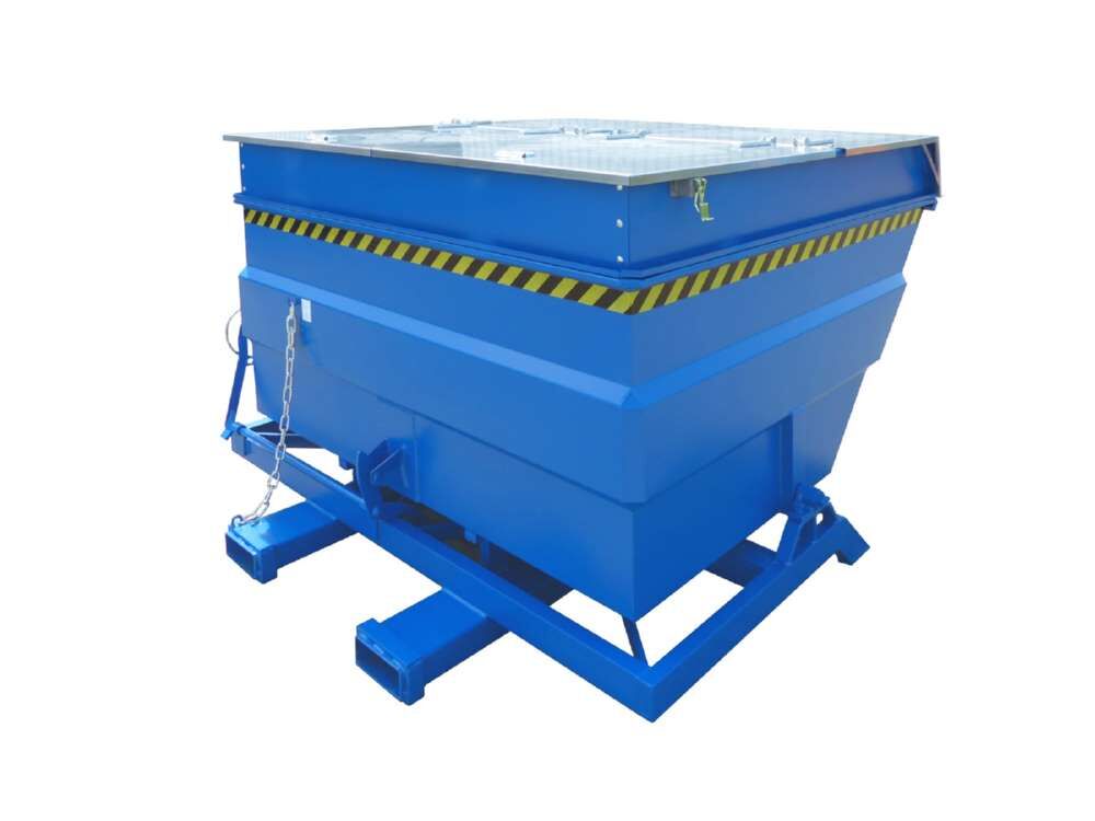 Bauer Kippbehälter BKC 400 lackiert in der Farbe Lichtblau Produktbild Bauer Kippbehälter BKC 400 lackiert in der Farbe Lichtblau bild 4