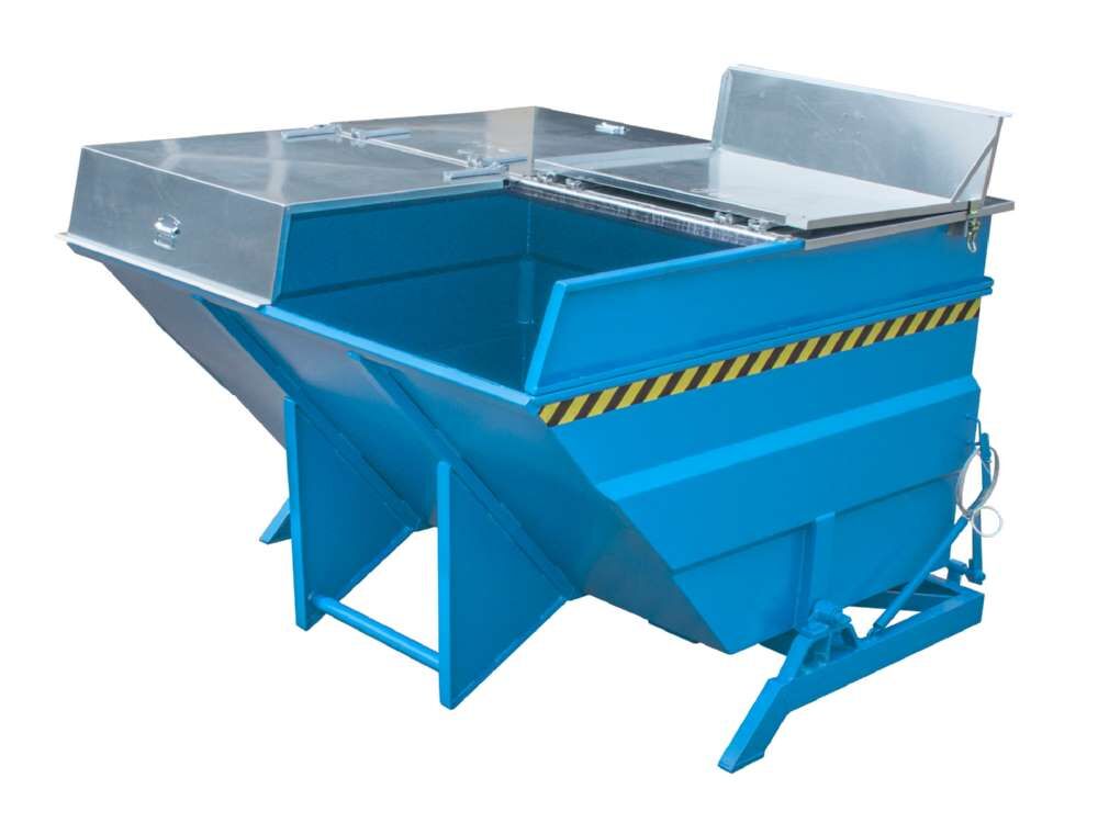 Bauer Kippbehälter BKC 400 lackiert in der Farbe Lichtblau Produktbild Bauer Kippbehälter BKC 400 lackiert in der Farbe Lichtblau bild 5