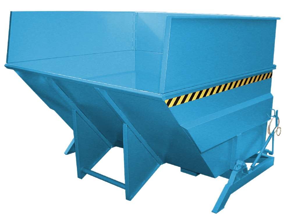 Bauer Kippbehälter BKC 500 lackiert in der Farbe Lichtblau Produktbild Bauer Kippbehälter BKC 500 lackiert in der Farbe Lichtblau