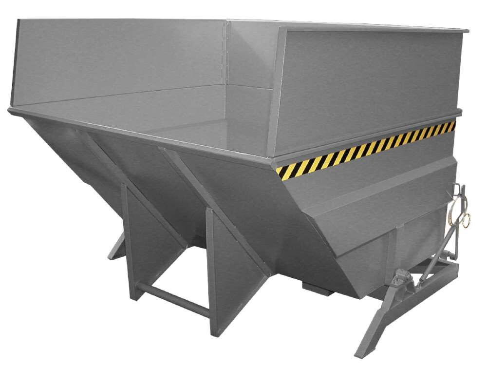 Bauer Kippbehälter BKC 500 lackiert in der Farbe Mausgrau Produktbild Bauer Kippbehälter BKC 500 lackiert in der Farbe Mausgrau