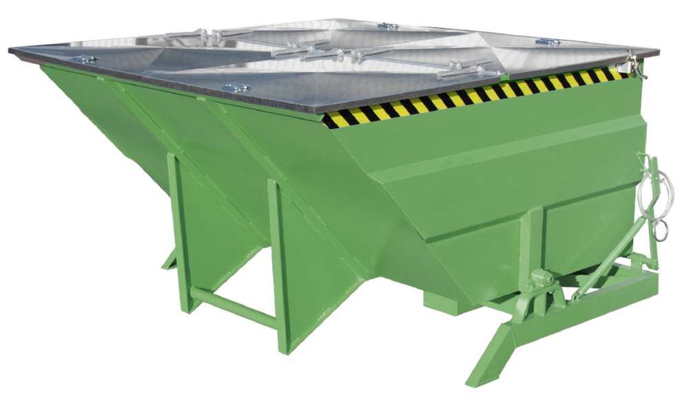 Bauer Kippbehälter BKC 300 lackiert in der Farbe Resedagrün Produktbild Bauer Kippbehälter BKC 300 lackiert in der Farbe Resedagrün bild 3