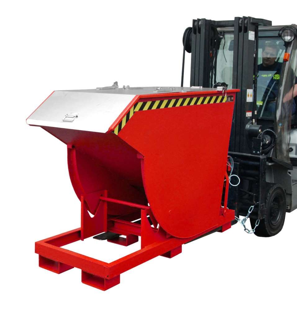 Bauer Kippbehälter BKM 75 lackiert in der Farbe Feuerrot Produktbild Bauer Kippbehälter BKM 75 lackiert in der Farbe Feuerrot bild 3