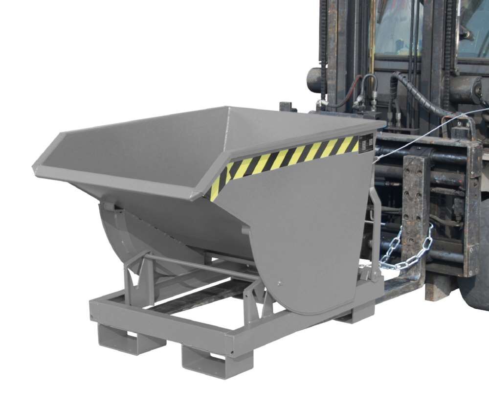 Bauer Kippbehälter BKM 30 lackiert in der Farbe Mausgrau Produktbild Bauer Kippbehälter BKM 30 lackiert in der Farbe Mausgrau