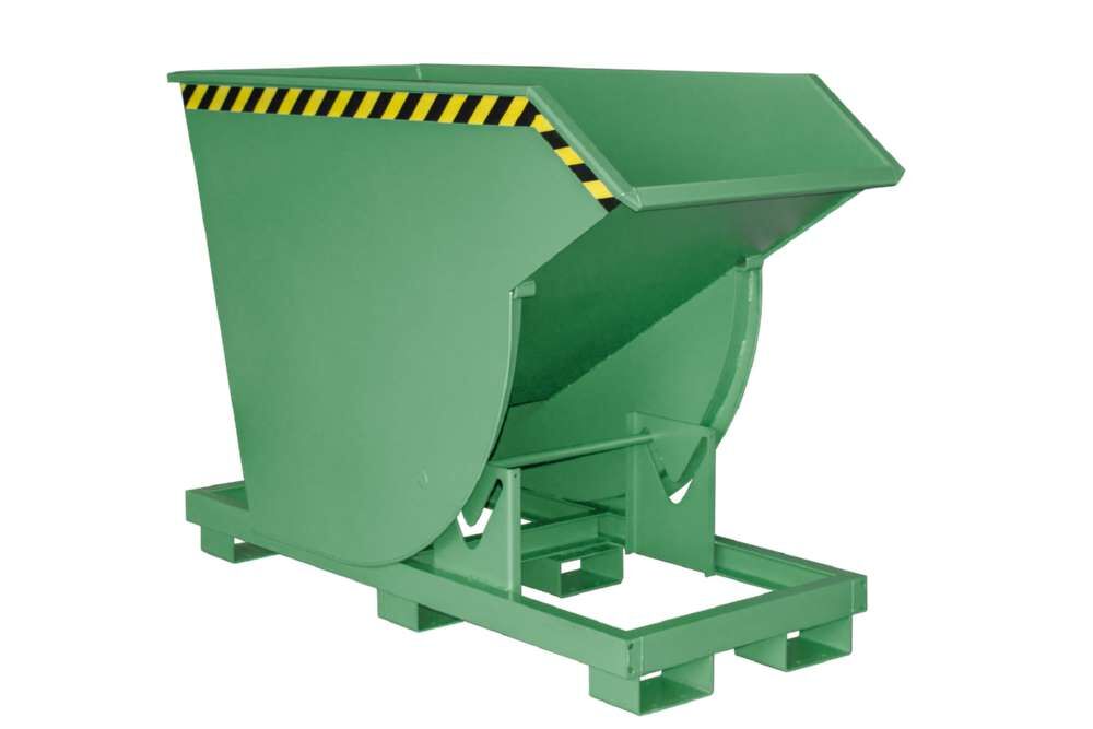 Bauer Kippbehälter BKM 75 lackiert in der Farbe Resedagrün Produktbild Bauer Kippbehälter BKM 75 lackiert in der Farbe Resedagrün