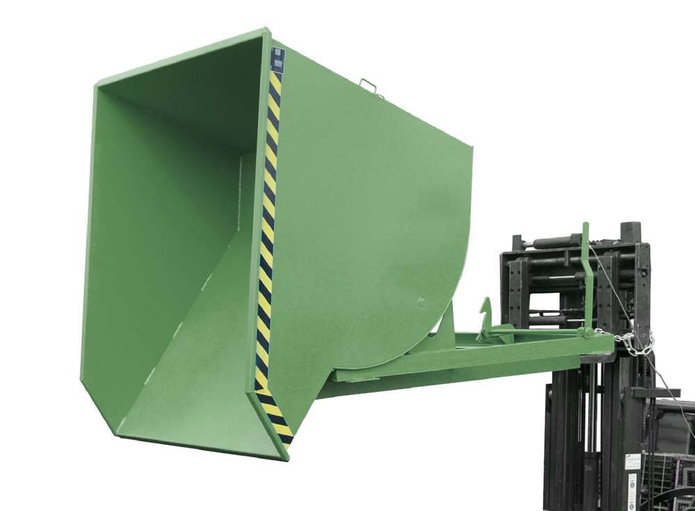 Bauer Kippbehälter BKM 150 lackiert in der Farbe Resedagrün Produktbild Bauer Kippbehälter BKM 150 lackiert in der Farbe Resedagrün bild 2