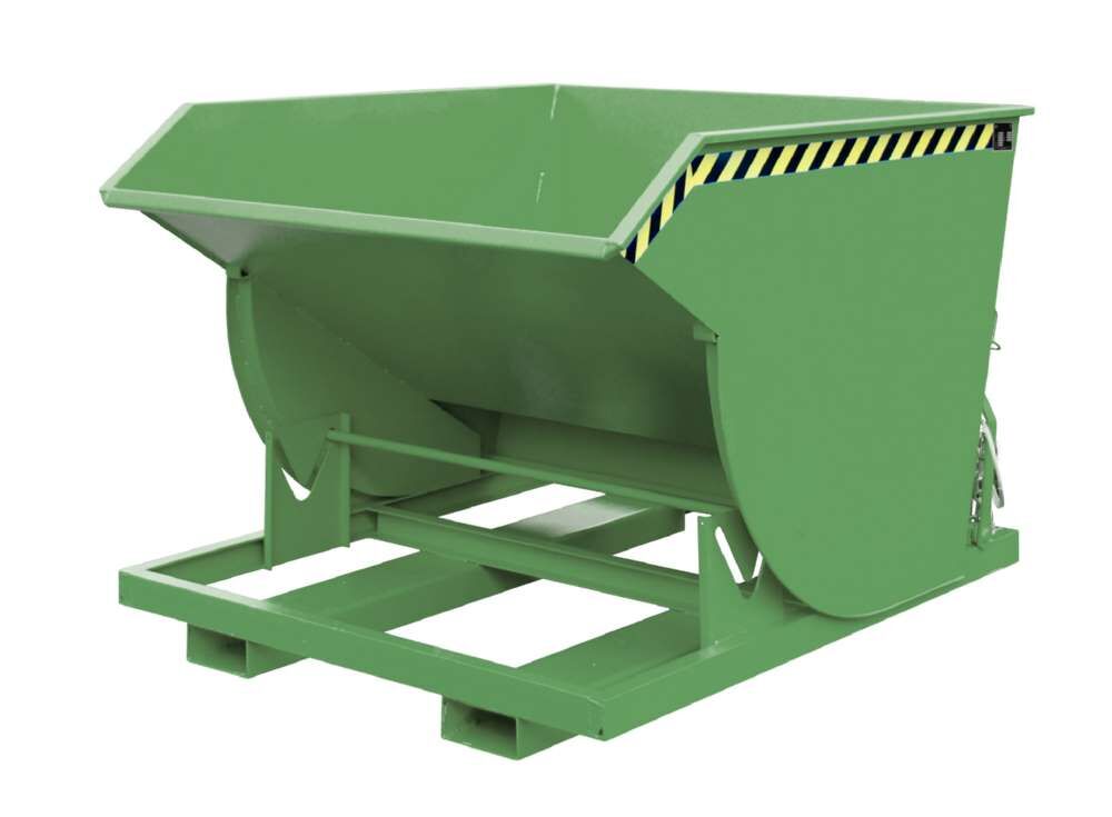 Bauer Kippbehälter BKM 150 lackiert in der Farbe Resedagrün Produktbild Bauer Kippbehälter BKM 150 lackiert in der Farbe Resedagrün