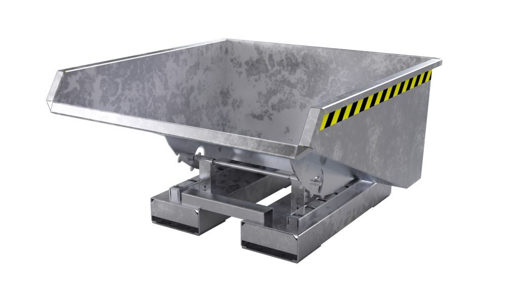 Bauer Kippbehälter EXPO 225 feuerverzinkt Produktbild Bauer Kippbehälter EXPO 225 feuerverzinkt bild 2