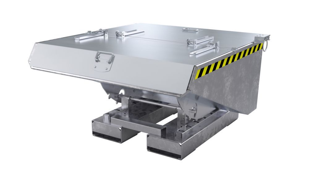 Bauer Kippbehälter EXPO 225 feuerverzinkt Produktbild Bauer Kippbehälter EXPO 225 feuerverzinkt