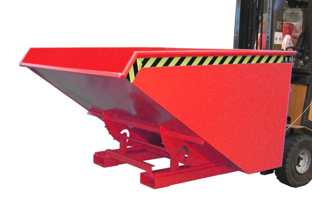 Bauer Kippbehälter EXPO 1200 lackiert in der Farbe Feuerrot Produktbild Bauer Kippbehälter EXPO 1200 lackiert in der Farbe Feuerrot