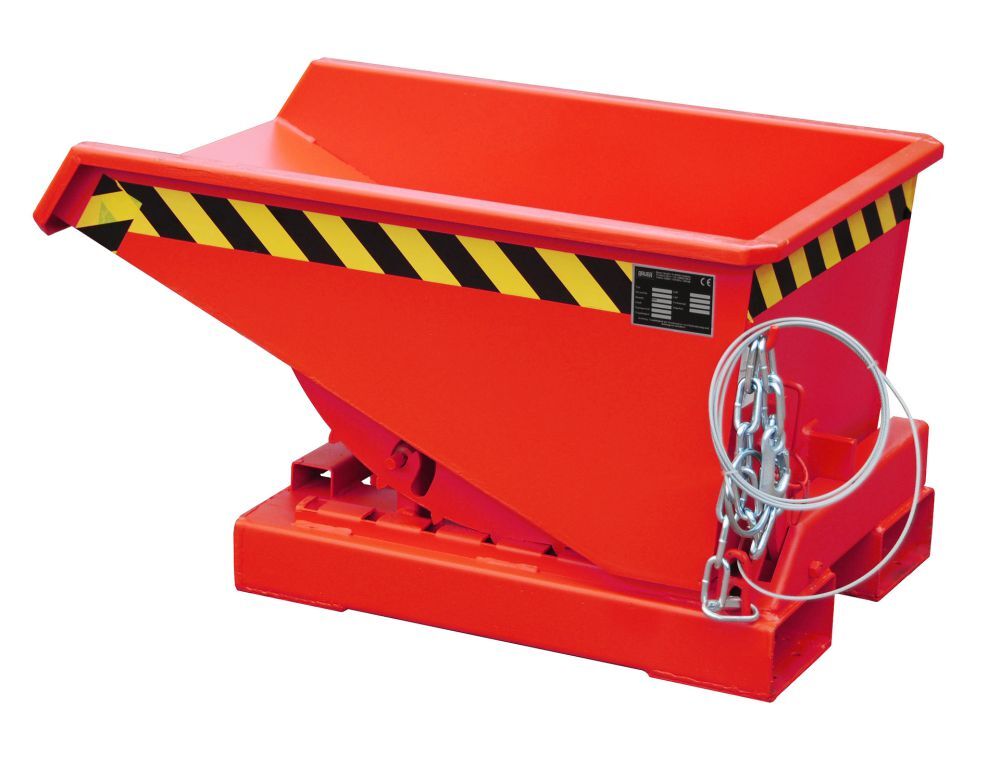 Bauer Kippbehälter EXPO 150 lackiert in der Farbe Feuerrot Produktbild Bauer Kippbehälter EXPO 150 lackiert in der Farbe Feuerrot bild 2