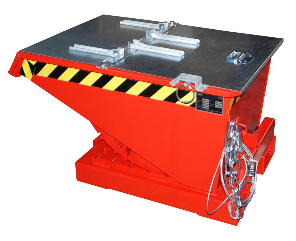 Bauer Kippbehälter EXPO 150 lackiert in der Farbe Feuerrot Produktbild Bauer Kippbehälter EXPO 150 lackiert in der Farbe Feuerrot bild 4