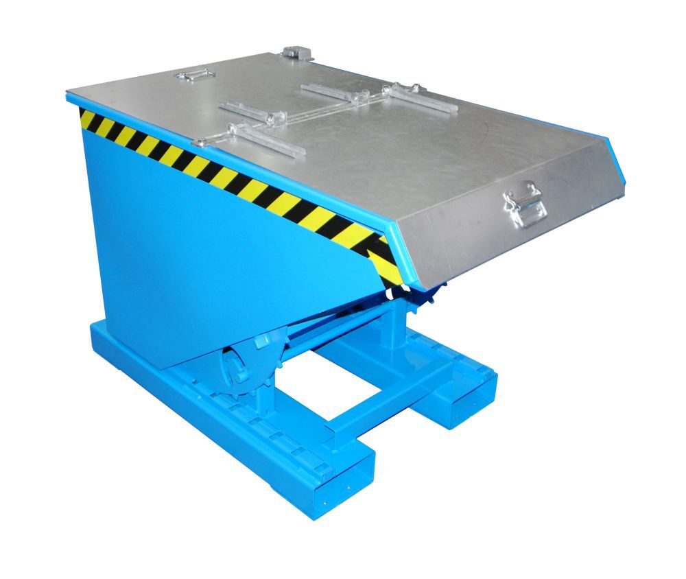 Bauer Kippbehälter EXPO 300 lackiert in der Farbe Lichtblau Produktbild Bauer Kippbehälter EXPO 300 lackiert in der Farbe Lichtblau bild 2