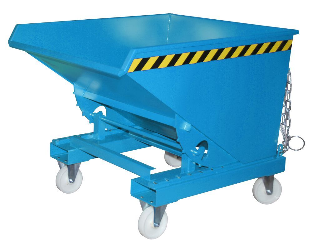 Bauer Kippbehälter EXPO 600 lackiert in der Farbe Lichtblau Produktbild Bauer Kippbehälter EXPO 600 lackiert in der Farbe Lichtblau bild 2