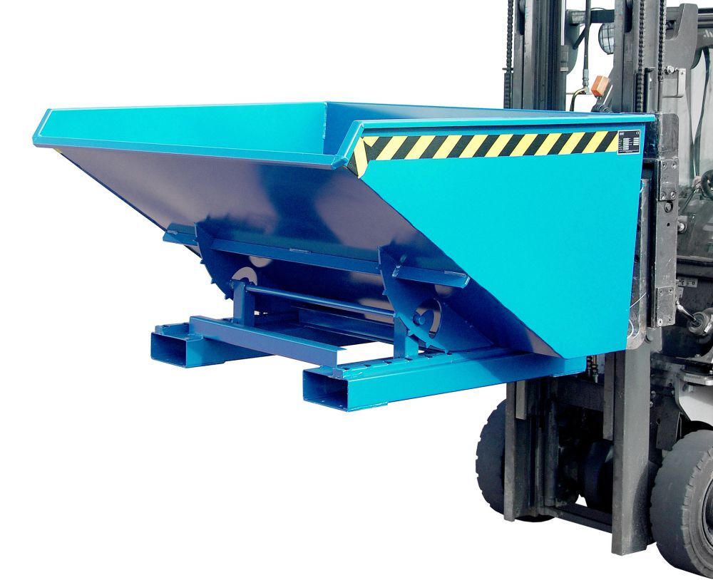 Bauer Kippbehälter EXPO 900 lackiert in der Farbe Lichtblau Produktbild Bauer Kippbehälter EXPO 900 lackiert in der Farbe Lichtblau