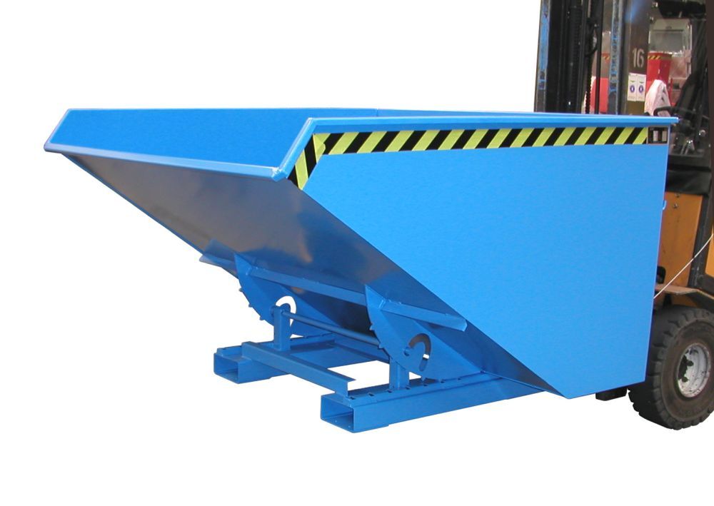 Bauer Kippbehälter EXPO 1200 lackiert in der Farbe Lichtblau Produktbild Bauer Kippbehälter EXPO 1200 lackiert in der Farbe Lichtblau