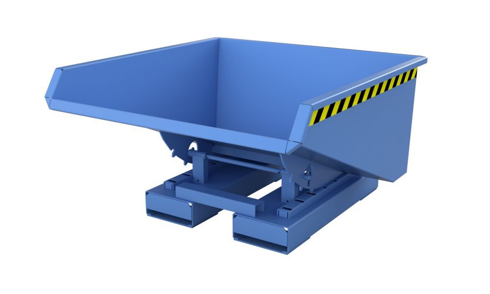 Bauer Kippbehälter EXPO 225 lackiert in der Farbe Lichtblau Produktbild Bauer Kippbehälter EXPO 225 lackiert in der Farbe Lichtblau