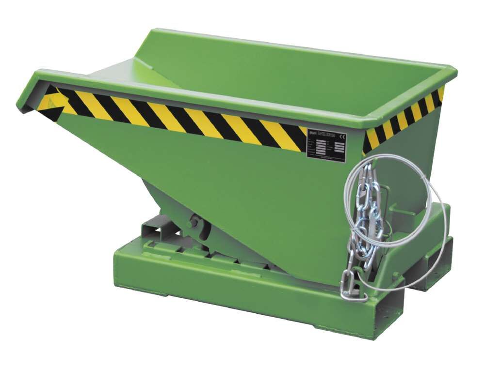 Bauer Kippbehälter EXPO 150 lackiert Resedagrün Produktbild Bauer Kippbehälter EXPO 150 lackiert Resedagrün