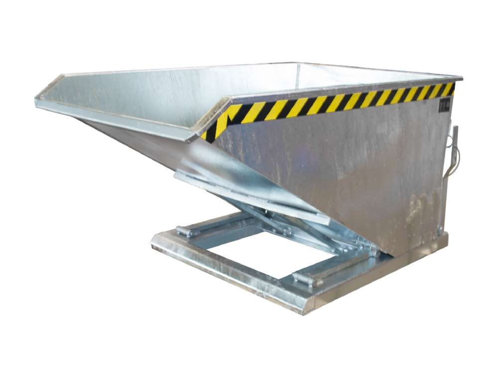 Bauer Kippbehälter NK 75 feuerverzinkt Produktbild Bauer Kippbehälter NK 75 feuerverzinkt