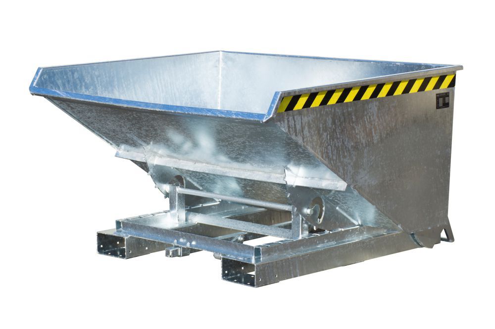 Bauer Kippbehälter 4A 900 feuerverzinkt Produktbild Bauer Kippbehälter 4A 900 feuerverzinkt bild 2