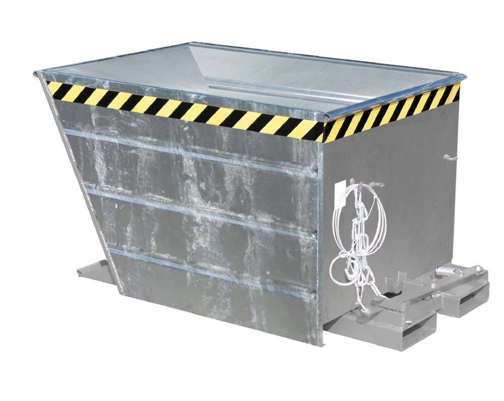 Bauer Kippbehälter VG 900 feuerverzinkt Produktbild Bauer Kippbehälter VG 900 feuerverzinkt