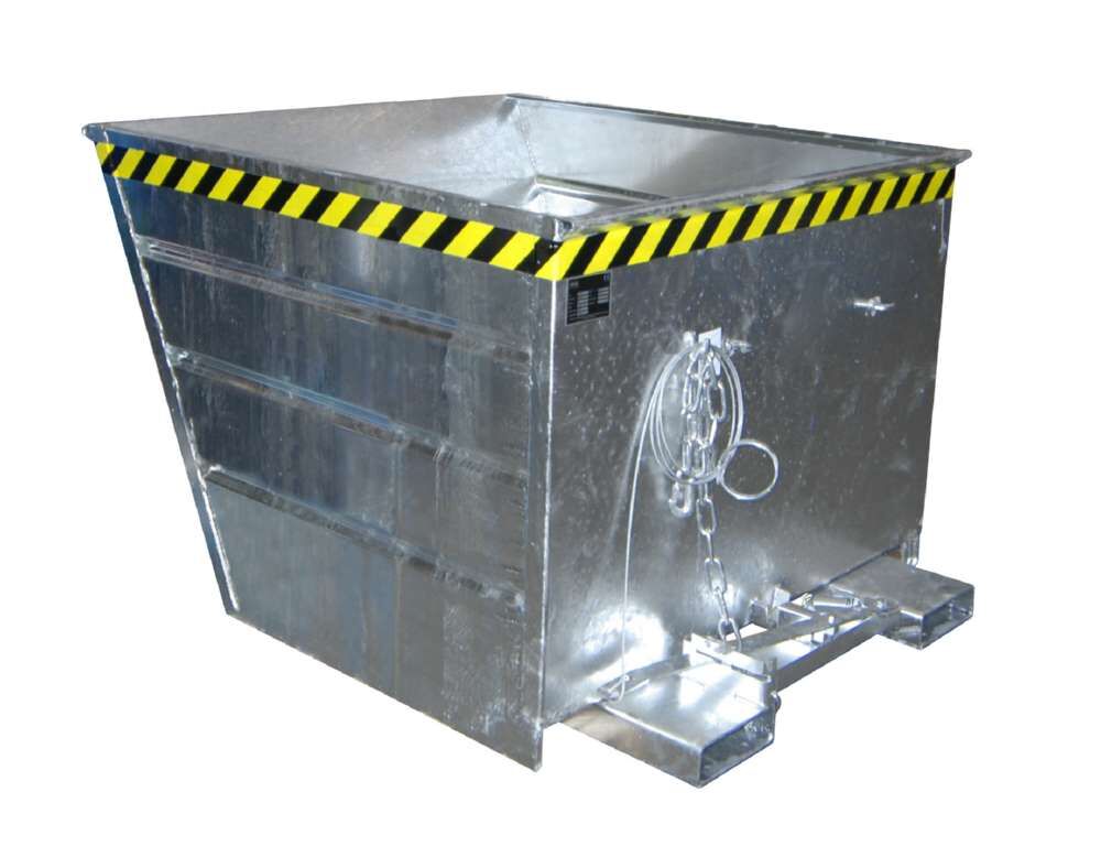 Bauer Kippbehälter VG 1100 feuerverzinkt Produktbild Bauer Kippbehälter VG 1100 feuerverzinkt