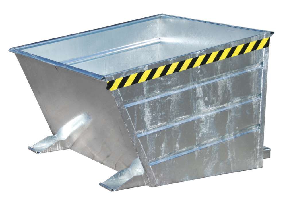 Bauer Kippbehälter VD 1000 feuerverzinkt Produktbild Bauer Kippbehälter VD 1000 feuerverzinkt
