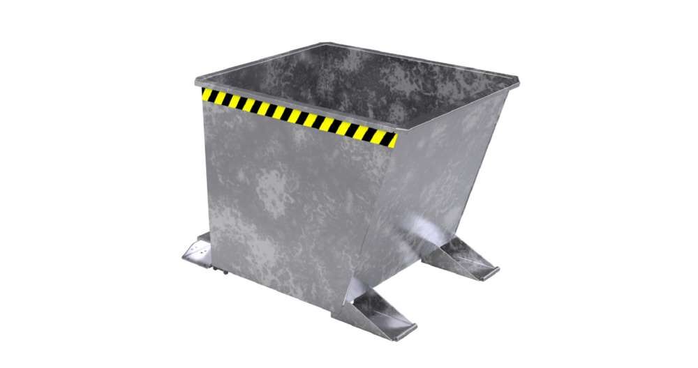 Bauer Kippbehälter GU-RZ 55 feuerverzinkt Produktbild Bauer Kippbehälter GU-RZ 55 feuerverzinkt