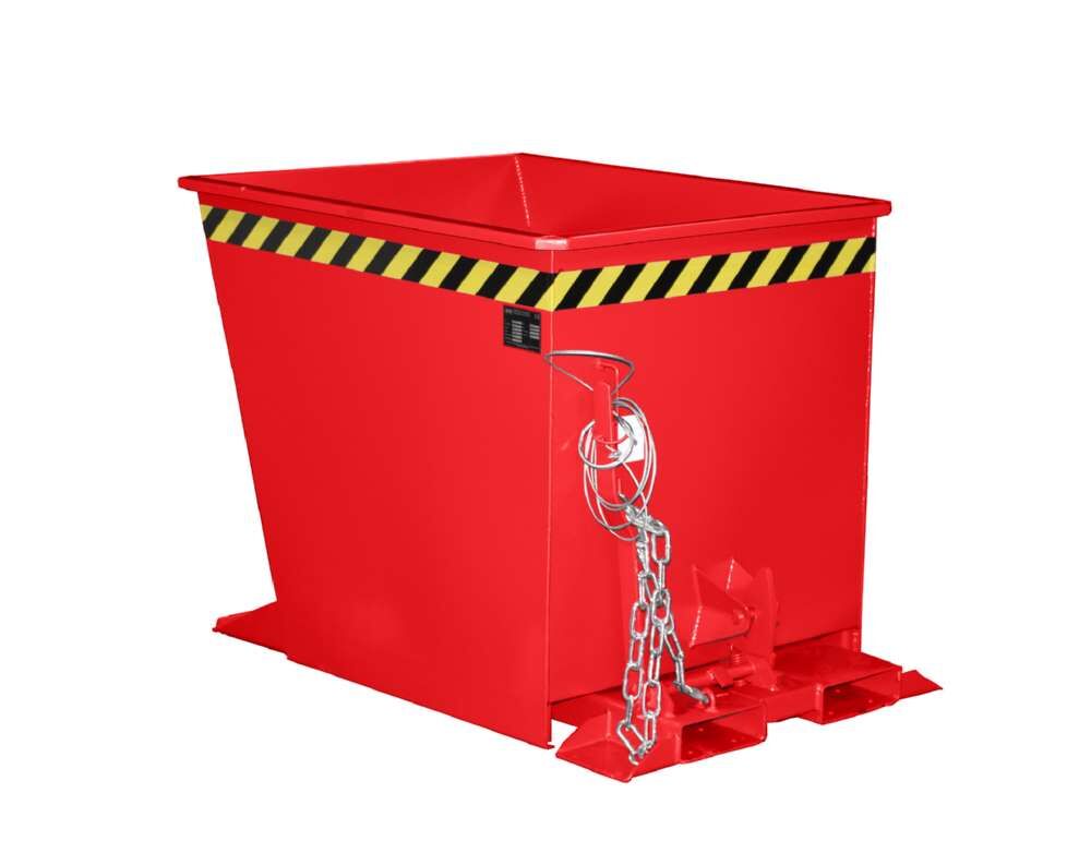 Bauer Kippbehälter lackiert in der Farbe Feuerrot GU-RZ 55 Produktbild Bauer Kippbehälter lackiert in der Farbe Feuerrot GU-RZ 55