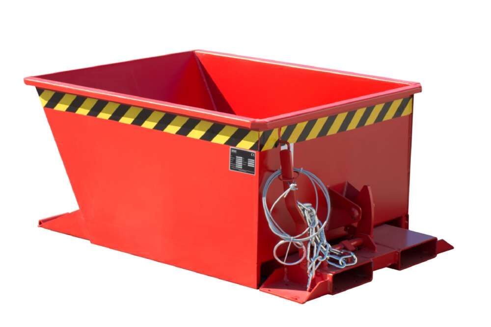 Bauer Kippbehälter lackiert in der Farbe Feuerrot GU-RZ 30 Produktbild Bauer Kippbehälter lackiert in der Farbe Feuerrot GU-RZ 30 bild 2