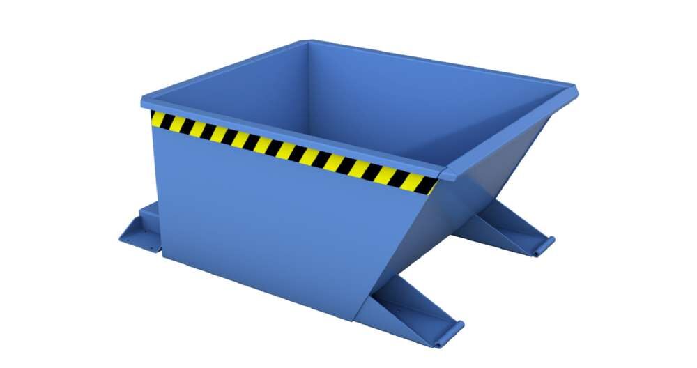 Bauer Kippbehälter lackiert in der Farbe Lichtblau GU-RZ 30 Produktbild Bauer Kippbehälter lackiert in der Farbe Lichtblau GU-RZ 30