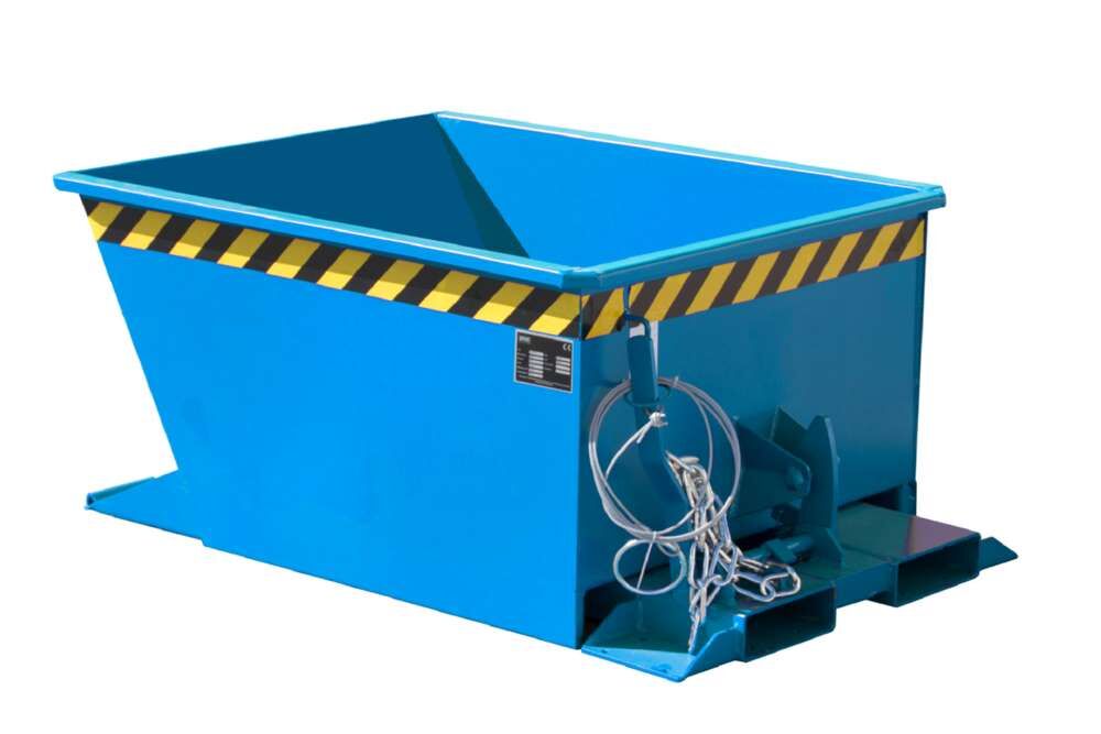 Bauer Kippbehälter lackiert in der Farbe Lichtblau GU-RZ 30 Produktbild Bauer Kippbehälter lackiert in der Farbe Lichtblau GU-RZ 30 bild 2