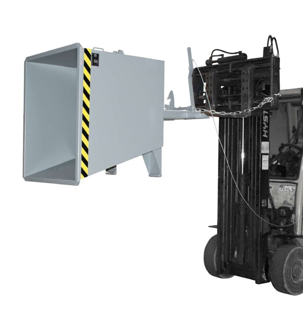 Bauer Kippbehälter lackiert in der Farbe Mausgrau GU-RZ 55 Produktbild Bauer Kippbehälter lackiert in der Farbe Mausgrau GU-RZ 55 bild 3