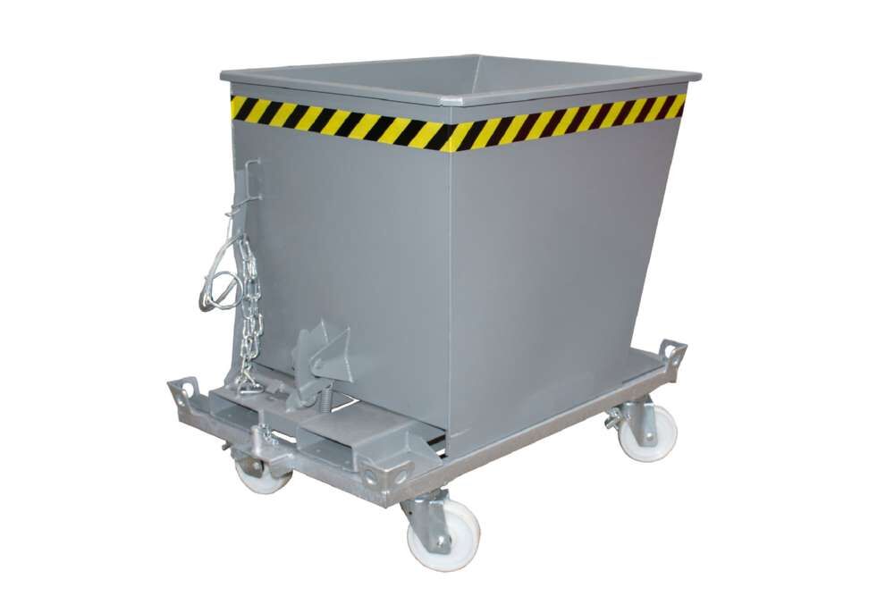 Bauer Kippbehälter lackiert in der Farbe Mausgrau GU-RZ 55 Produktbild Bauer Kippbehälter lackiert in der Farbe Mausgrau GU-RZ 55 bild 4