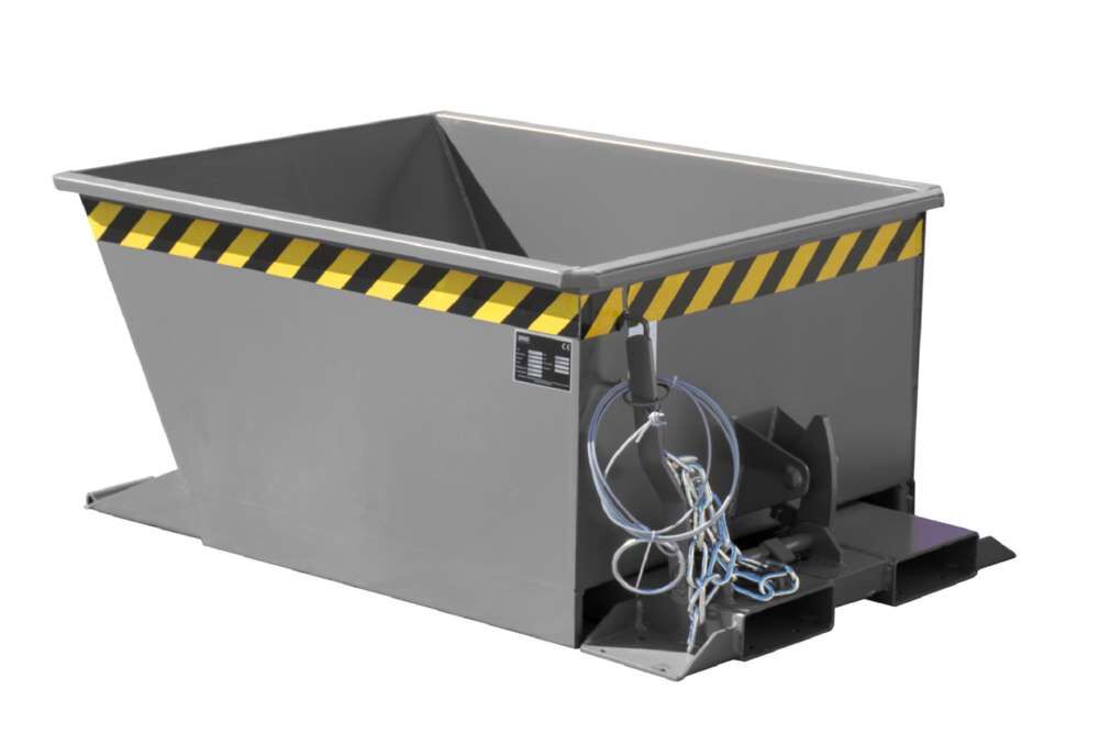 Bauer Kippbehälter lackiert in der Farbe Mausgrau GU-RZ 30 Produktbild Bauer Kippbehälter lackiert in der Farbe Mausgrau GU-RZ 30 bild 2