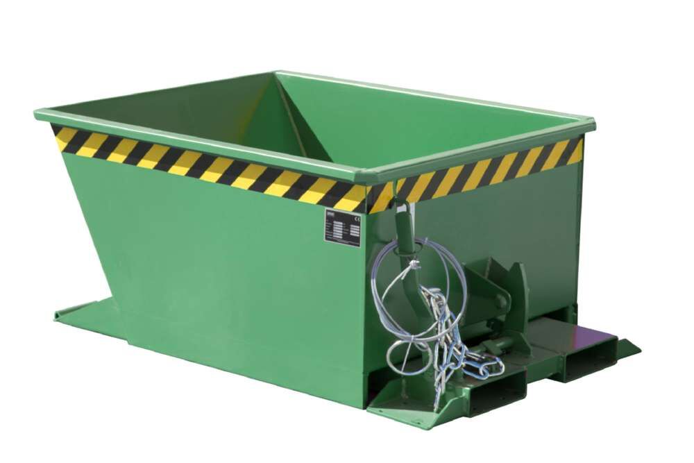 Bauer Kippbehälter lackiert in der Farbe Resedagrün GU-RZ 30 Produktbild Bauer Kippbehälter lackiert in der Farbe Resedagrün GU-RZ 30 bild 2