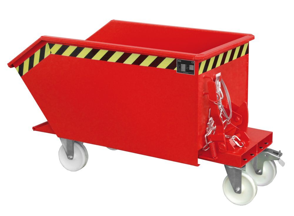 Bauer Kippbehälter lackiert in der Farbe Feuerrot GU 300 Produktbild Bauer Kippbehälter lackiert in der Farbe Feuerrot GU 300 bild 2